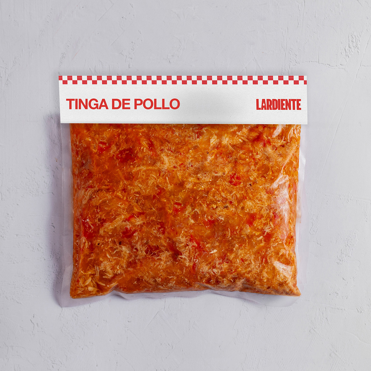 GUISO DE TINGA DE POLLO DE LARDIENTE